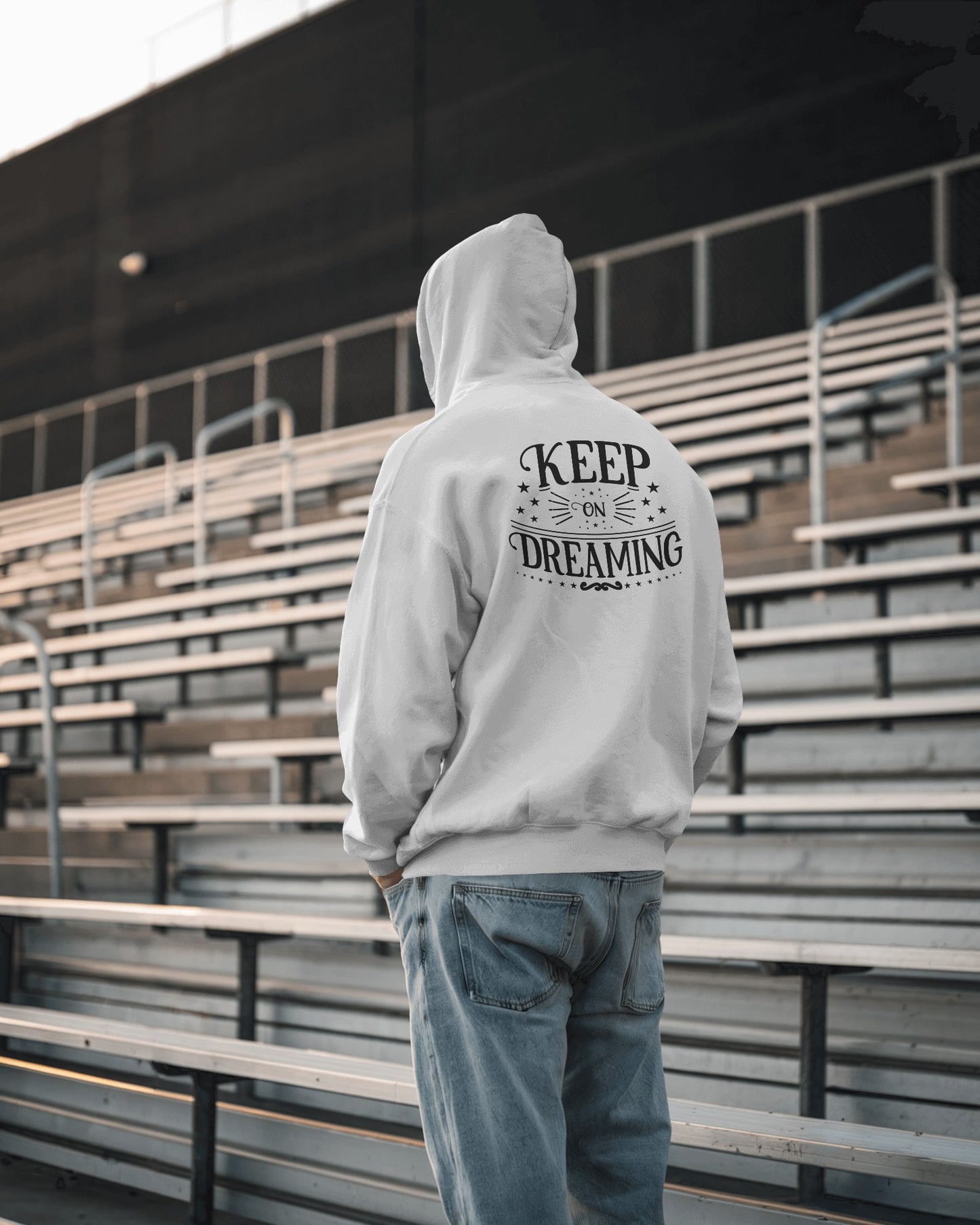 Keep on Dreaming Men's Hoodie - Cozy Casual Wear for Dreamers