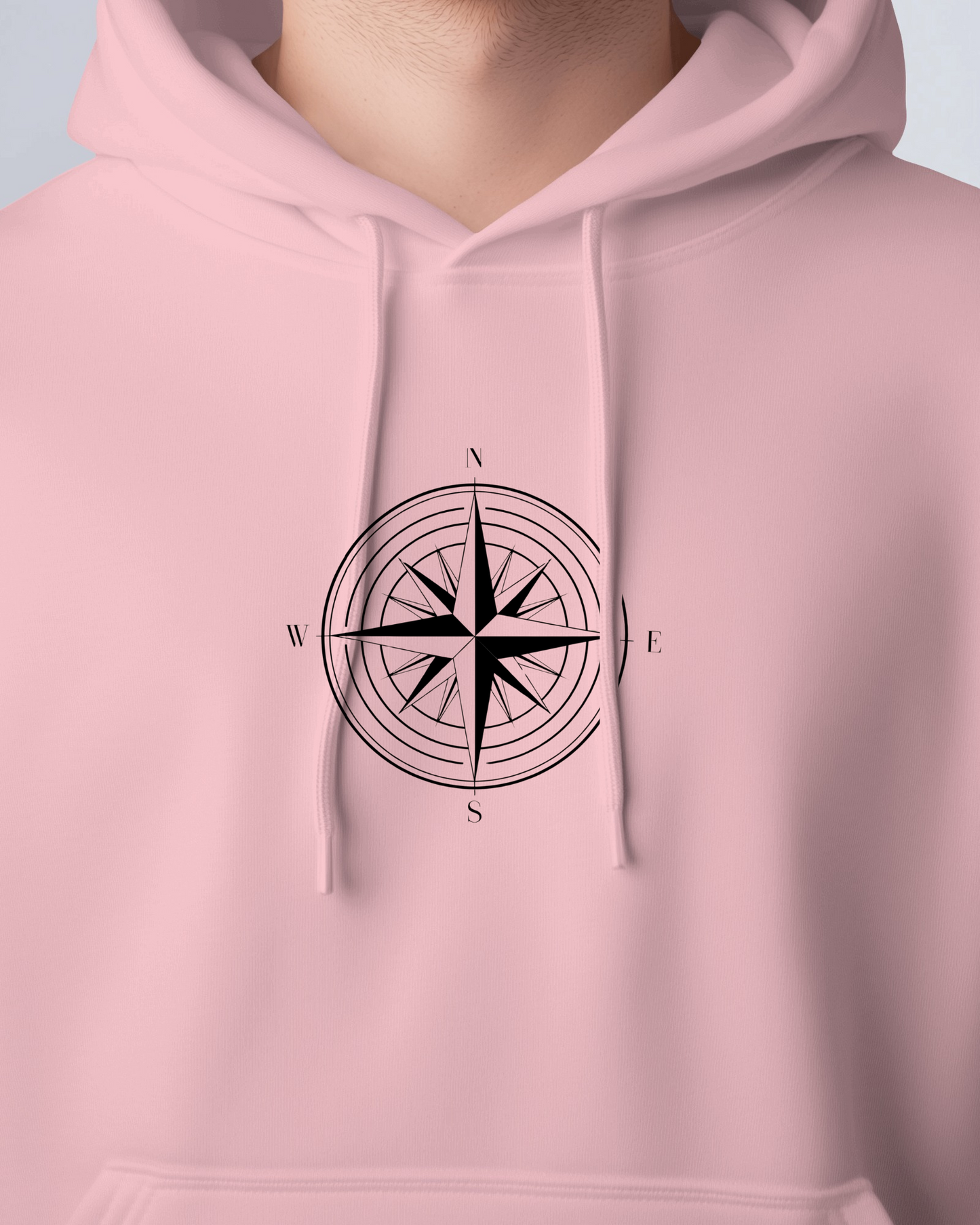 Compass Graphic Men Hoodie - Adventure Awaits Exclusives