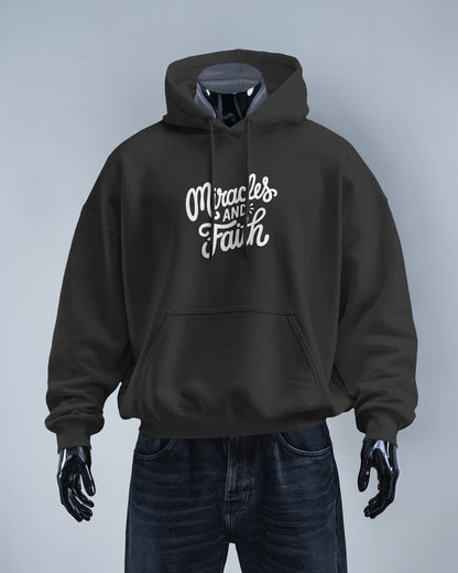 Inspirational Miracles and Faith Hoodie - Men's Heavy Blend