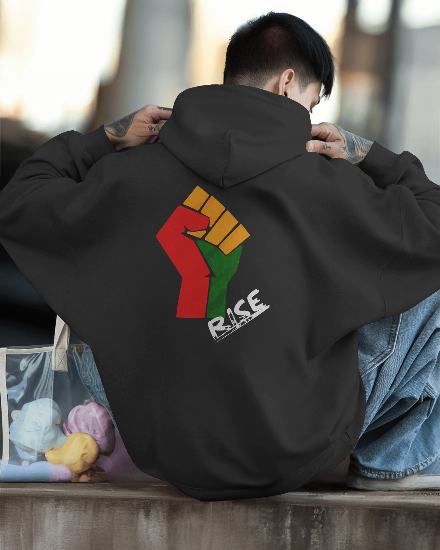 Men's Heavy Blend™ Hoodie- Rise Up Empowerment Apparel