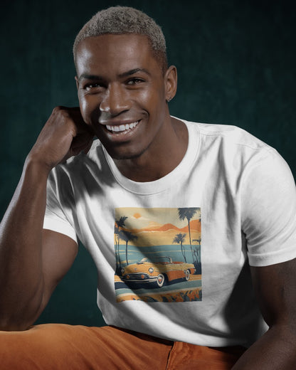 Vintage Vibes Tee Men Heavy Cotton T-Shirt- RaymaxUS Exclusives