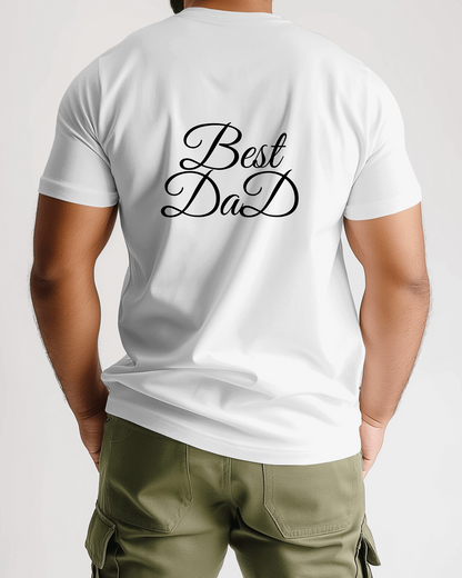 Best Dad Men Heavy Cotton Tee - Perfect Gift for Father