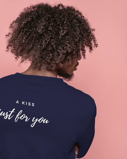 Love Note Men Heavy Cotton Tee - "A Kiss Just for You" Exclusives By RaymaxUS