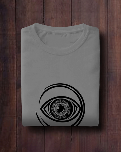 Men Exclusive Heavy Cotton Tee - See the Unseen Visionary Graphic T-Shirt