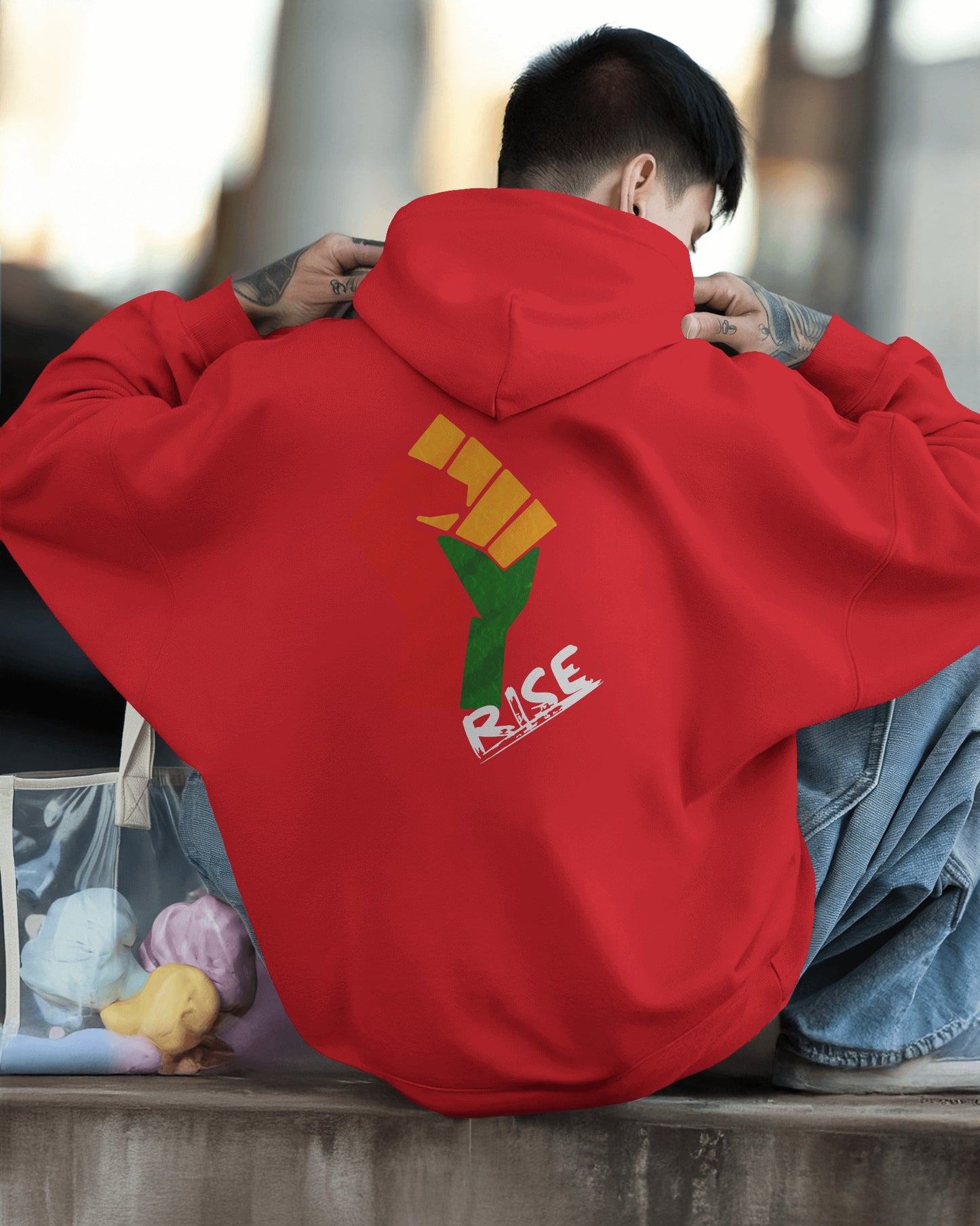 Men's Heavy Blend™ Hoodie- Rise Up Empowerment Apparel