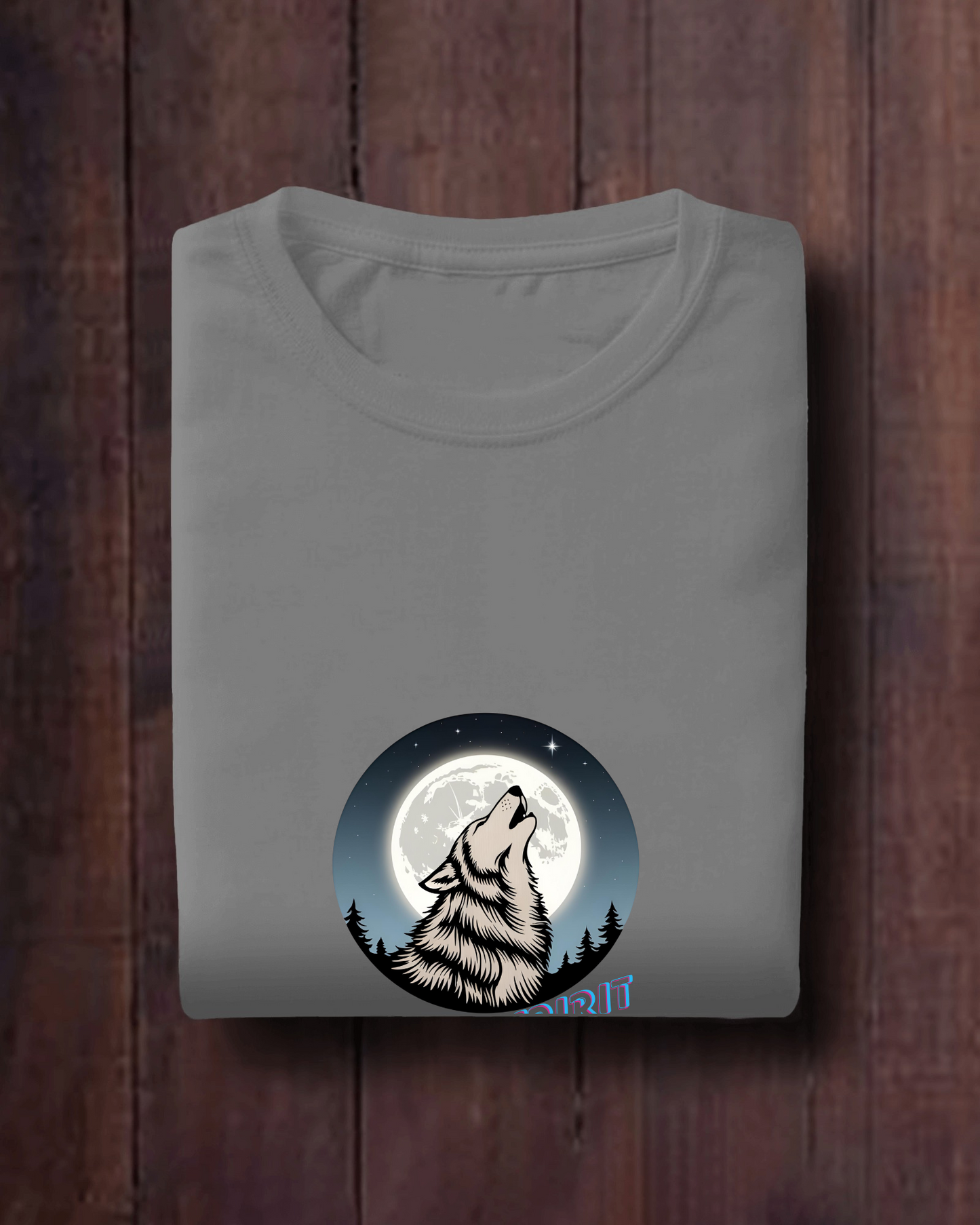 Wild Spirit Men Heavy Cotton Tee - Perfect for Nature Lovers & Adventurers