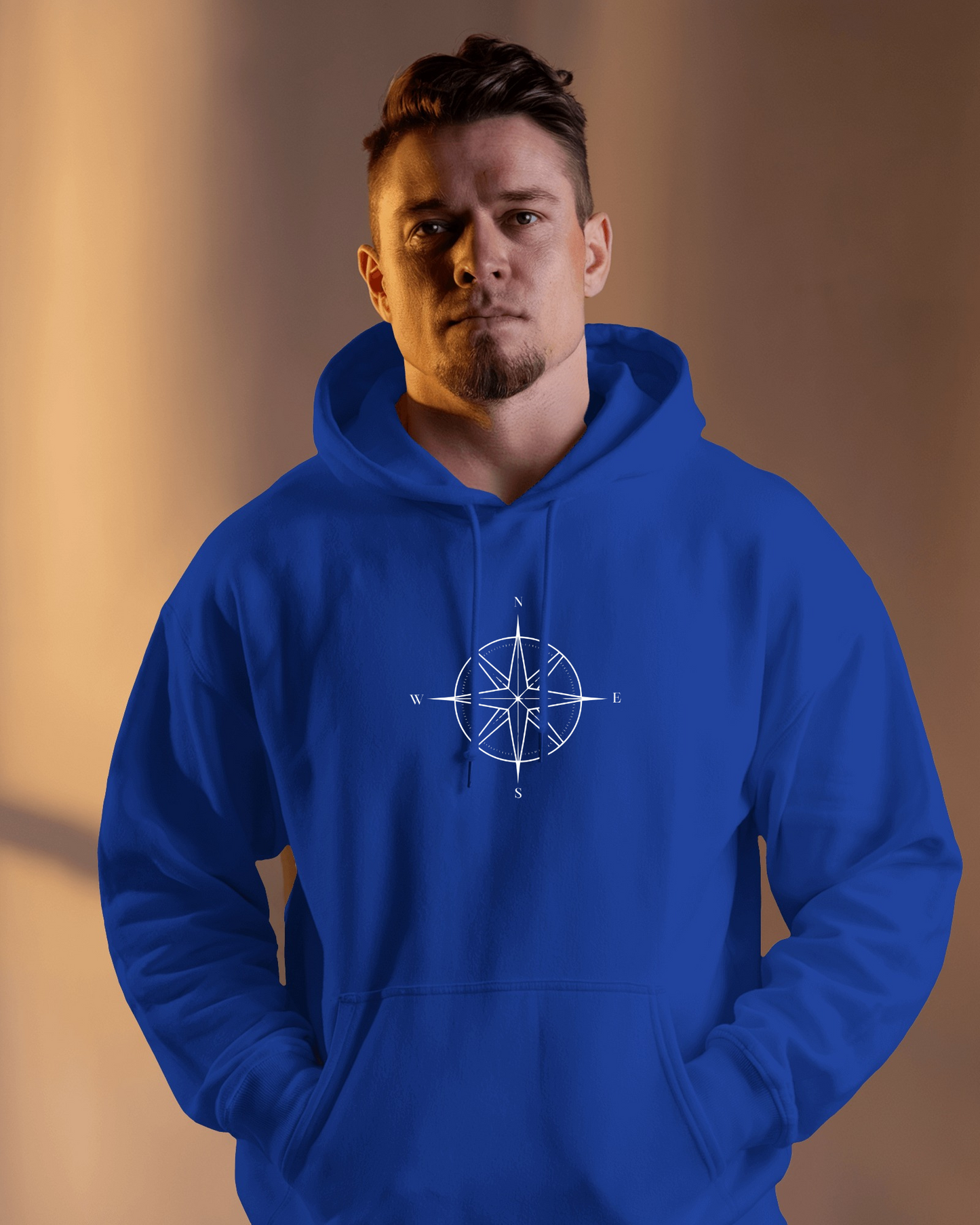 Compass Graphic Men Hoodie - Adventure Awaits Exclusives