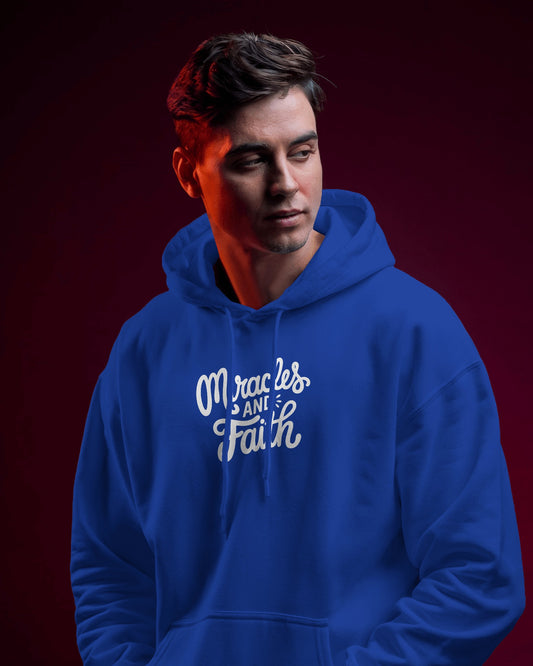 Inspirational Miracles and Faith Hoodie - Men's Heavy Blend