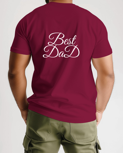 Best Dad Men Heavy Cotton Tee - Perfect Gift for Father