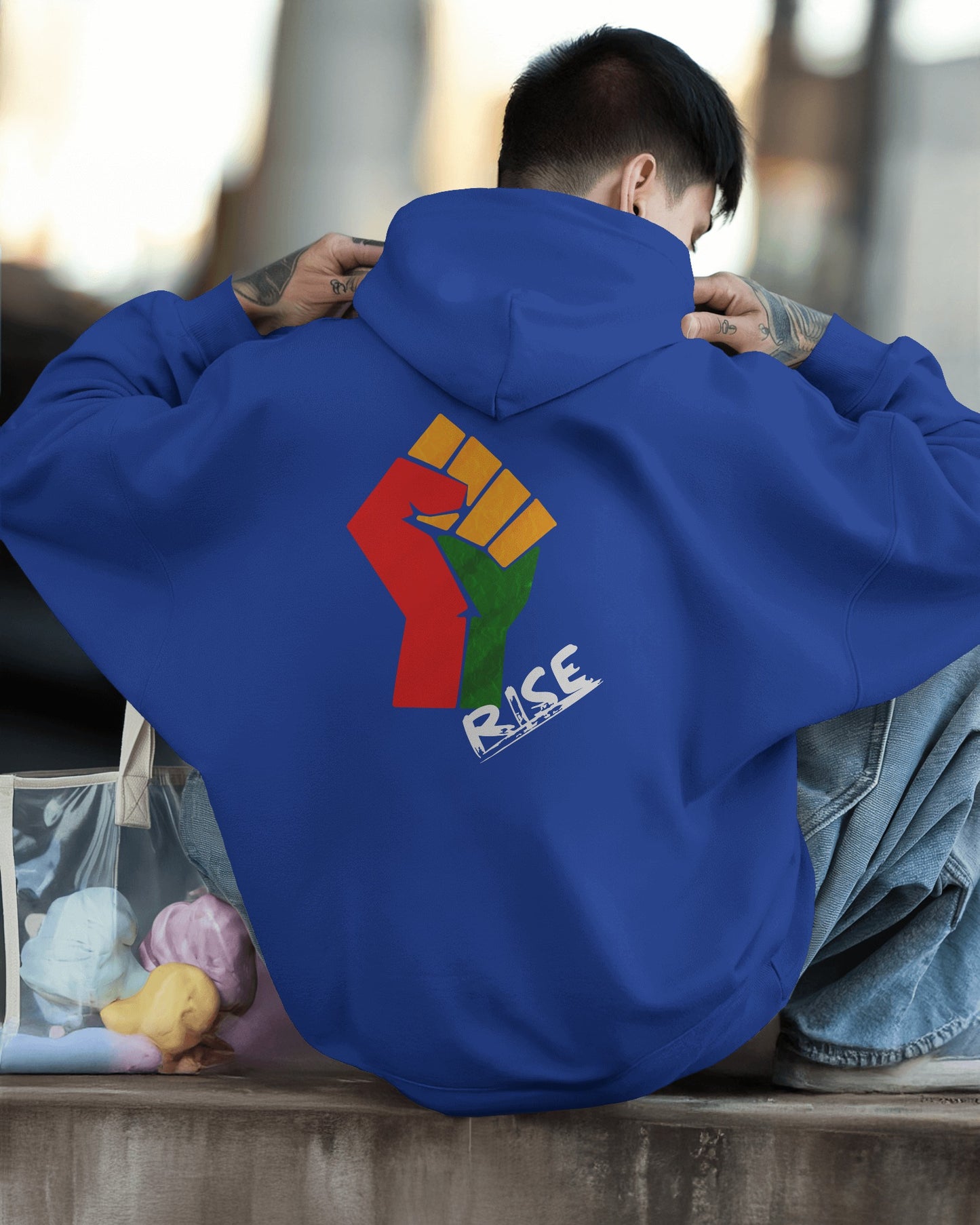 Men's Heavy Blend™ Hoodie- Rise Up Empowerment Apparel