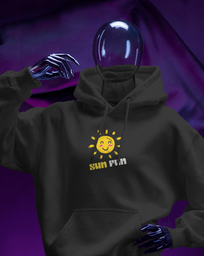 Sun Fun Men Heavy Blend Hoodie - Fun & Cheerful Hoodie for Active Lifestyle