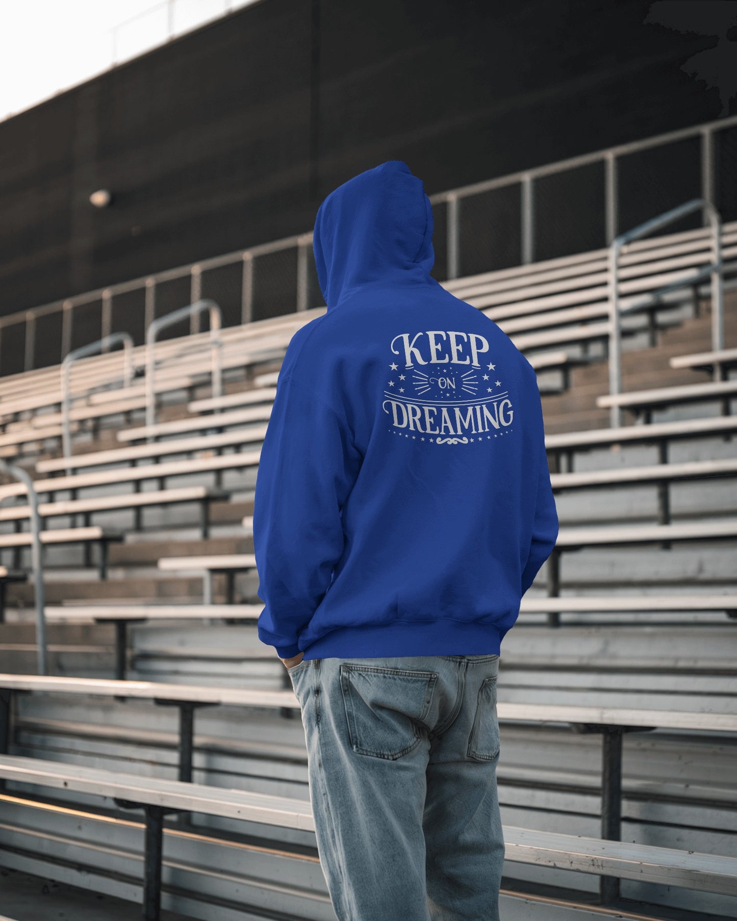 Keep on Dreaming Men's Hoodie - Cozy Casual Wear for Dreamers
