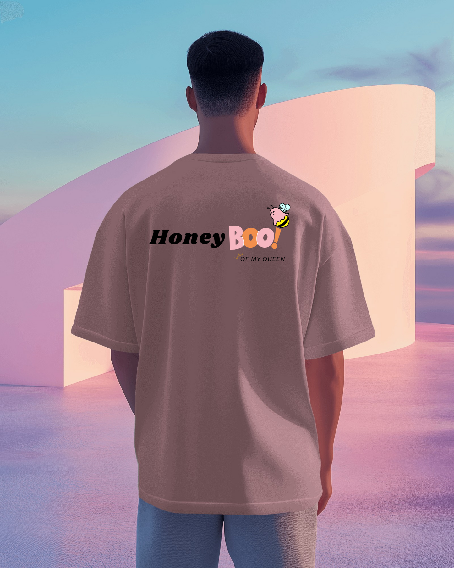 Honey Boo Men Heavy Cotton Tee - Best Gift for Husband & Boyfriend