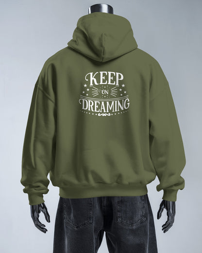 Keep on Dreaming Men's Hoodie - Cozy Casual Wear for Dreamers