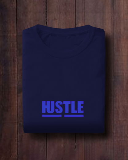 Hustle Men Heavy Cotton Tee - Motivational T-Shirt for Entrepreneurs