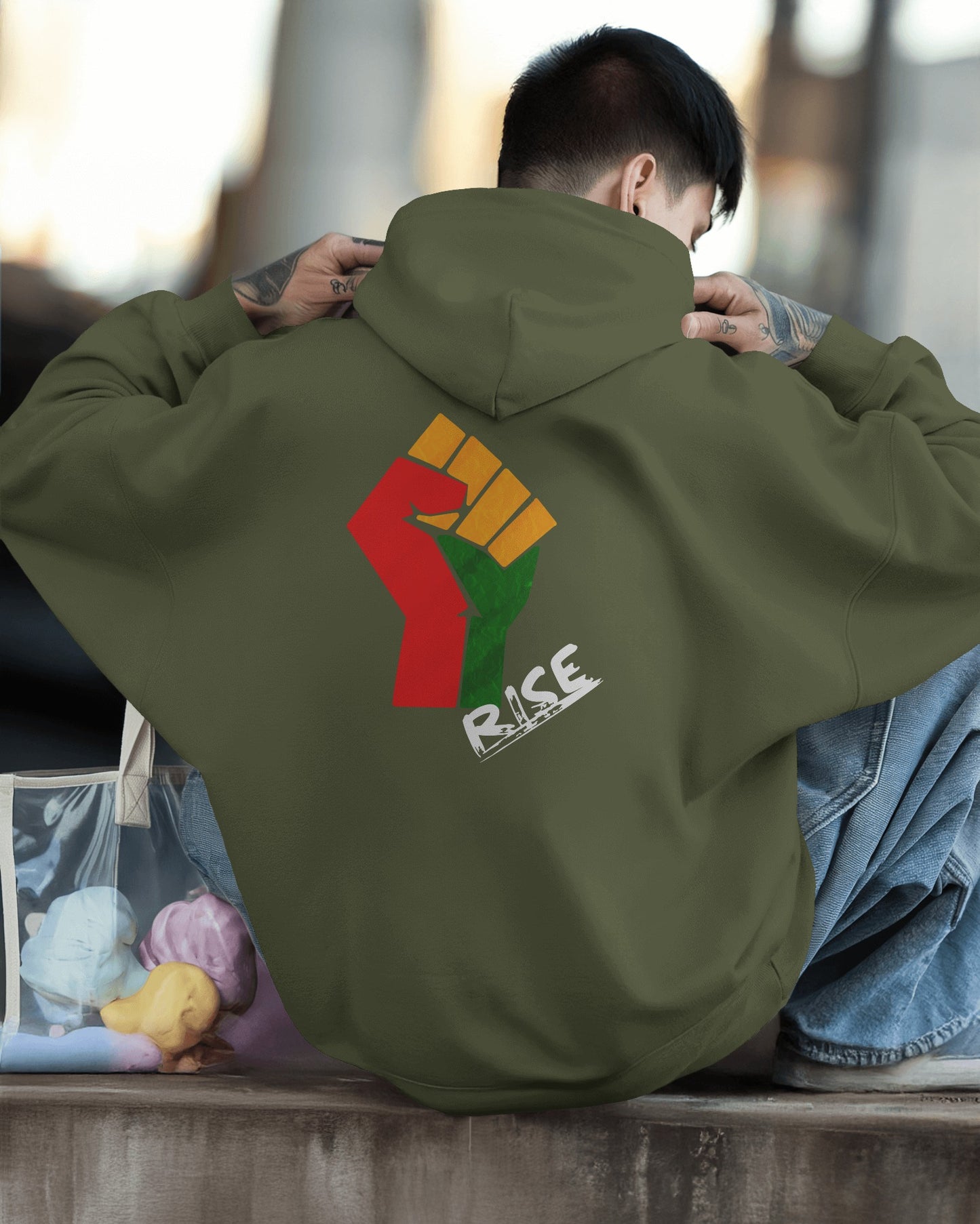 Men's Heavy Blend™ Hoodie- Rise Up Empowerment Apparel