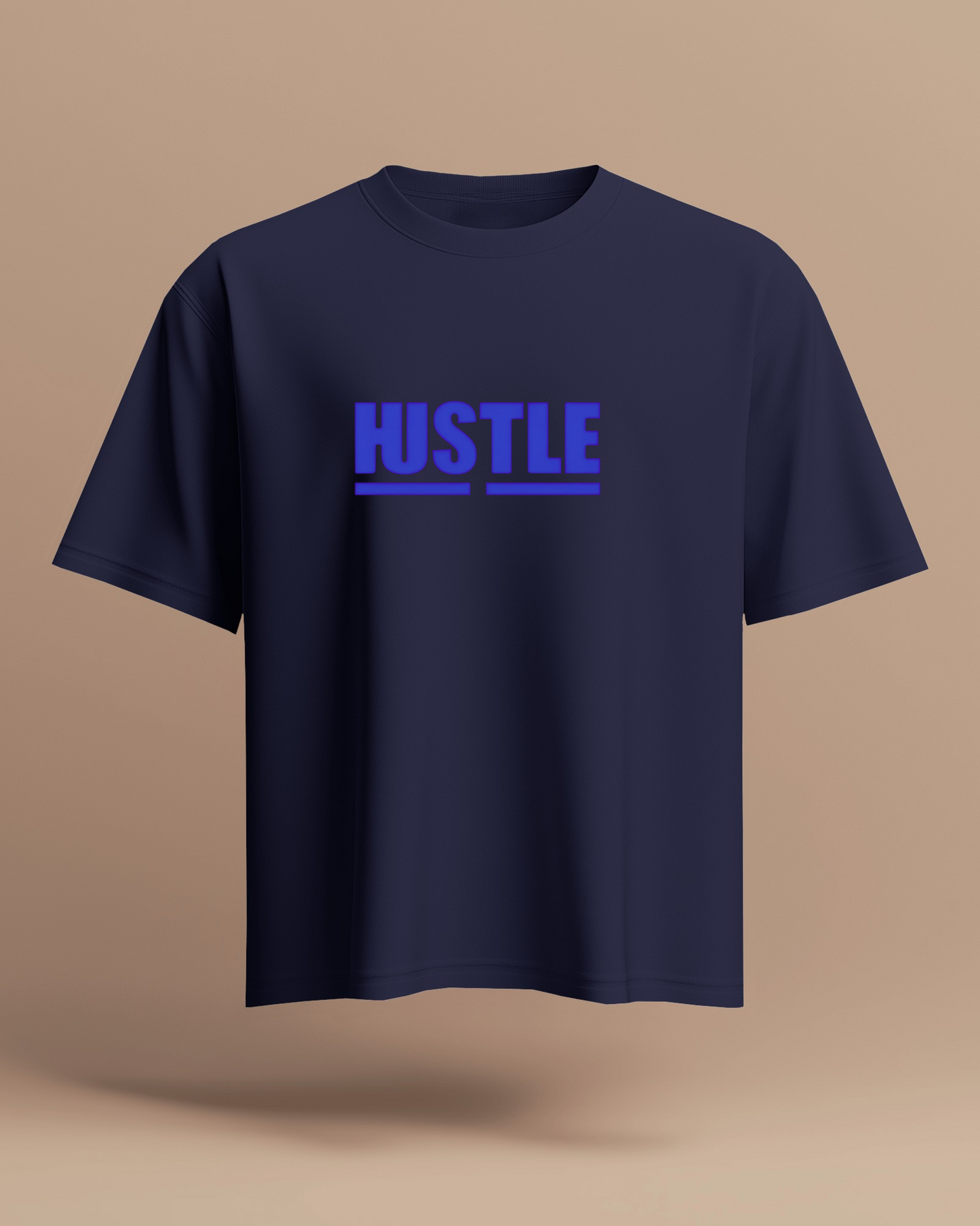 Hustle Men Heavy Cotton Tee - Motivational T-Shirt for Entrepreneurs