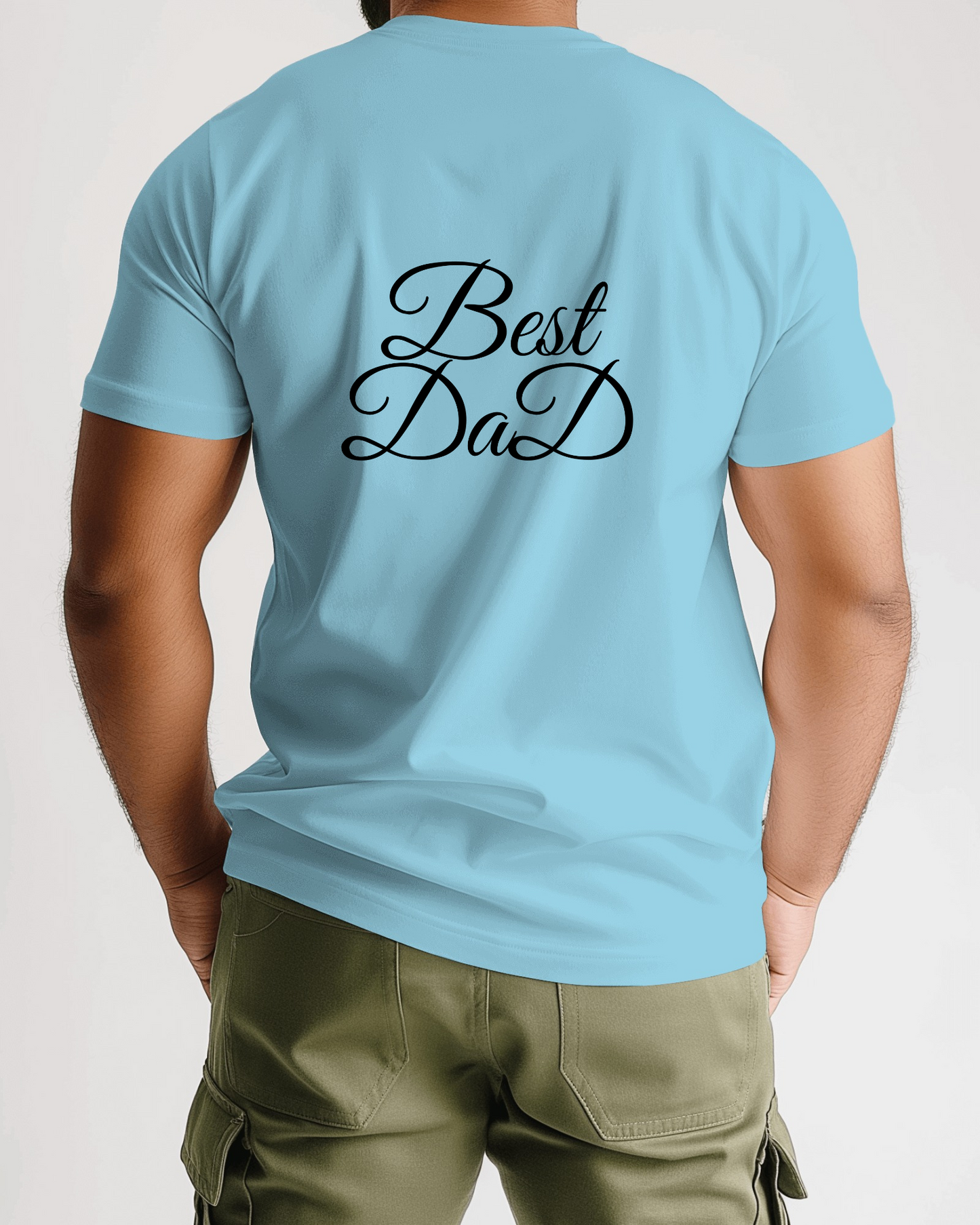 Best Dad Men Heavy Cotton Tee - Perfect Gift for Father