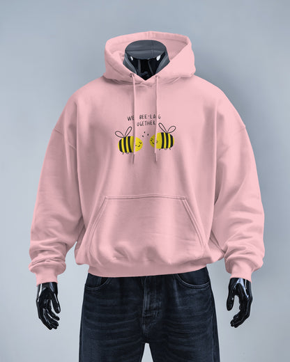 Cute Bee Men's Hoodie – We Bee Long Together