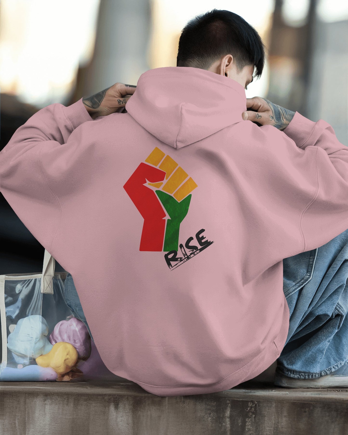 Men's Heavy Blend™ Hoodie- Rise Up Empowerment Apparel