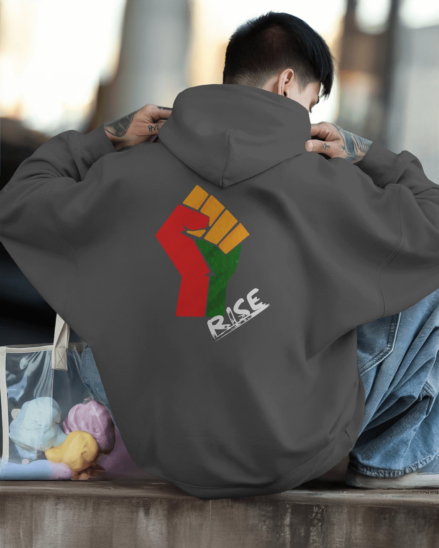 Men's Heavy Blend™ Hoodie- Rise Up Empowerment Apparel