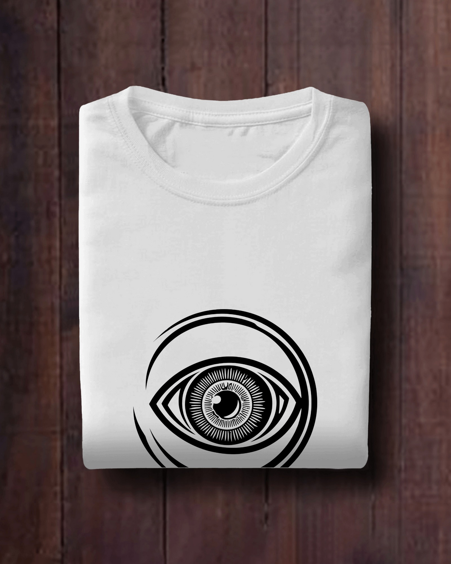 Men Exclusive Heavy Cotton Tee - See the Unseen Visionary Graphic T-Shirt