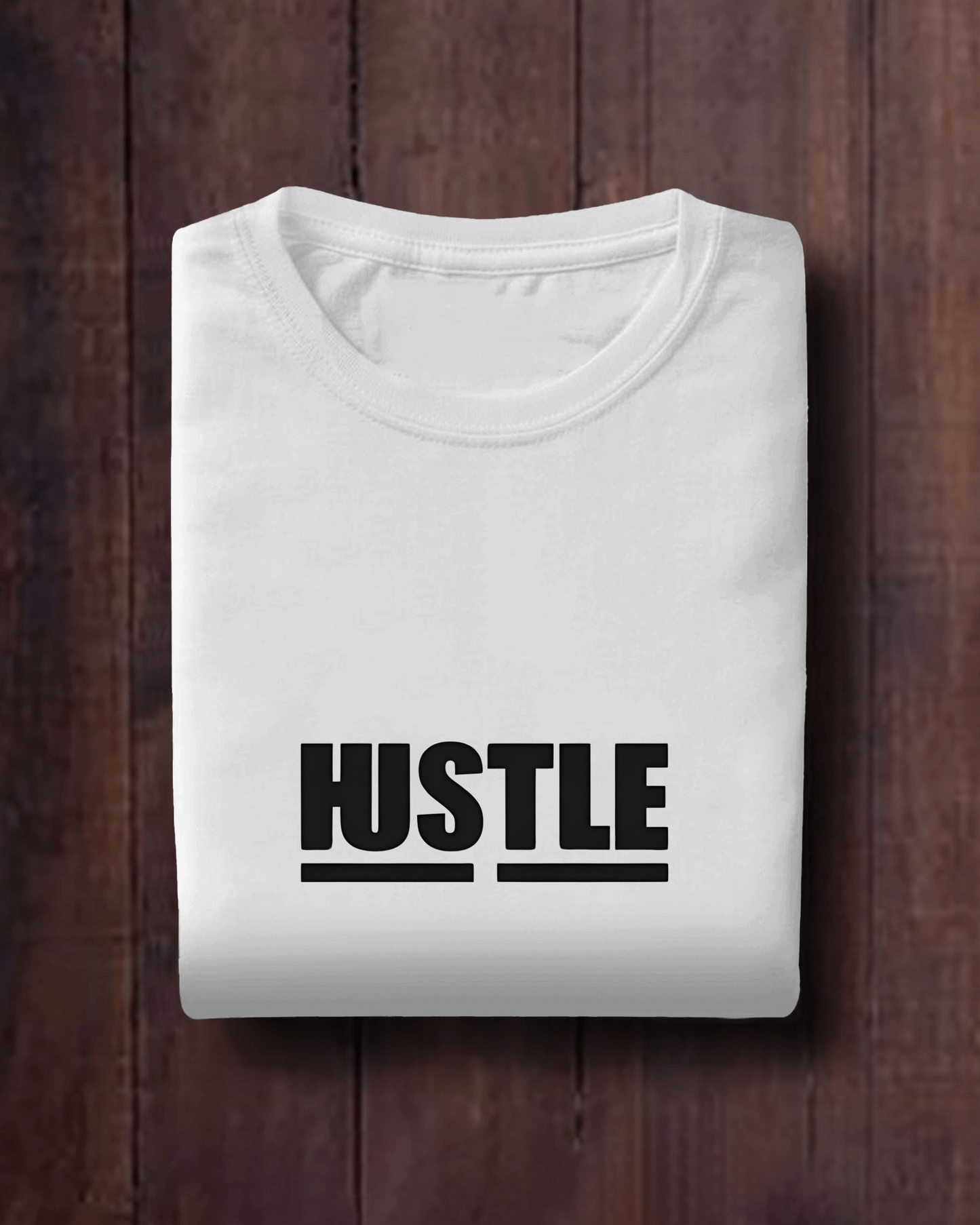 Hustle Men Heavy Cotton Tee - Motivational T-Shirt for Entrepreneurs