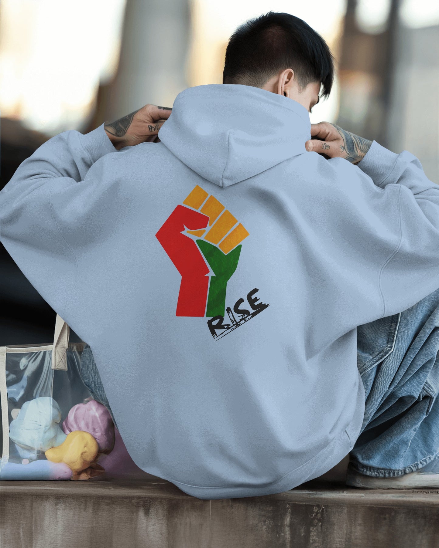Men's Heavy Blend™ Hoodie- Rise Up Empowerment Apparel