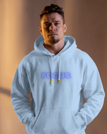 Focus on Life Men Heavy Blend™ Hoodie | Cozy Motivational Hoodie
