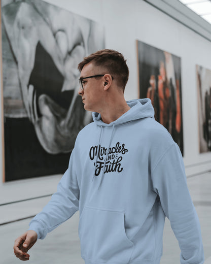 Inspirational Miracles and Faith Hoodie - Men's Heavy Blend