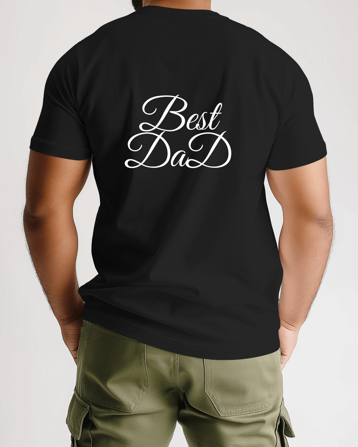 Best Dad Men Heavy Cotton Tee - Perfect Gift for Father