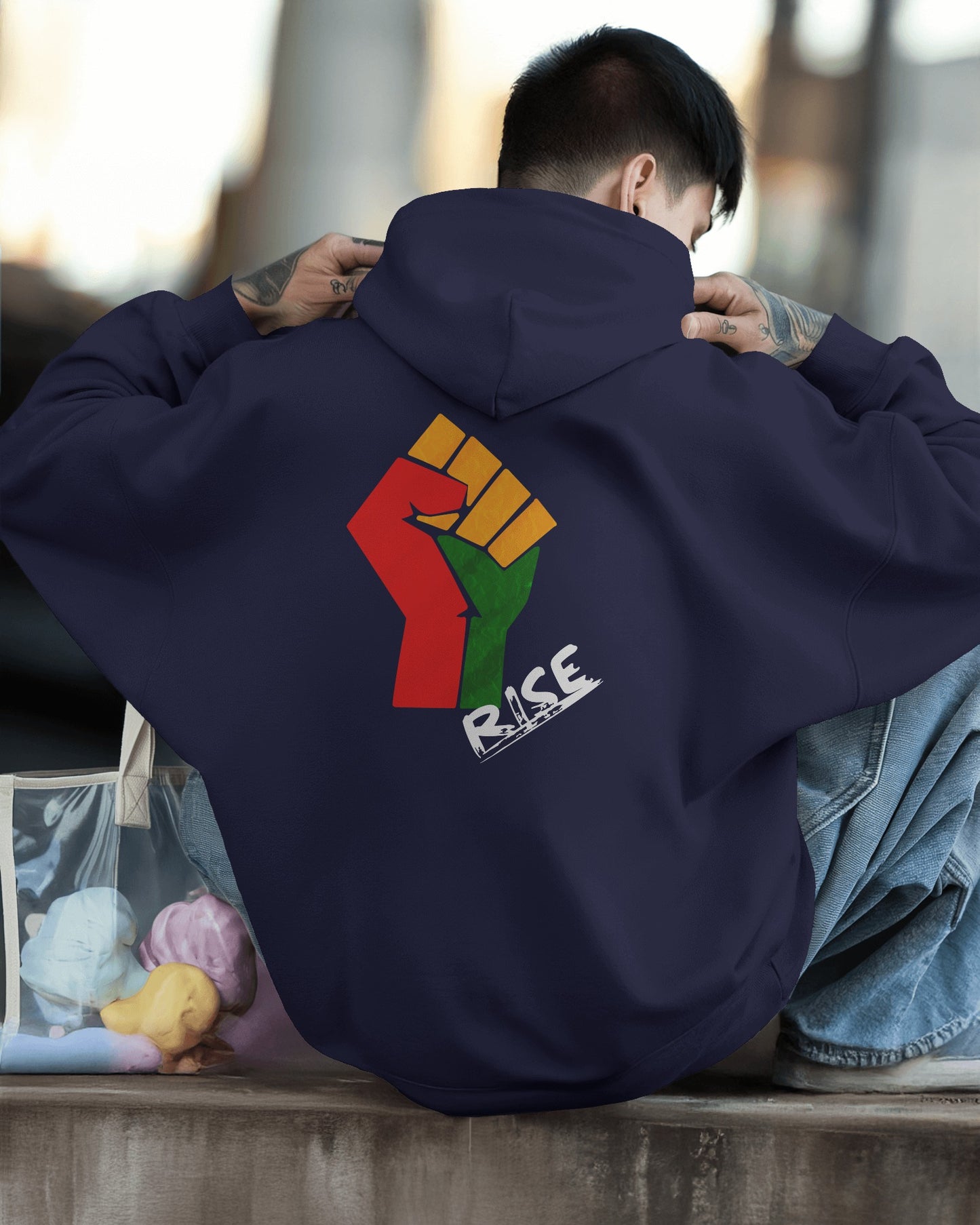 Men's Heavy Blend™ Hoodie- Rise Up Empowerment Apparel