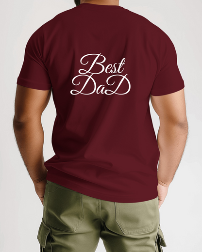 Best Dad Men Heavy Cotton Tee - Perfect Gift for Father