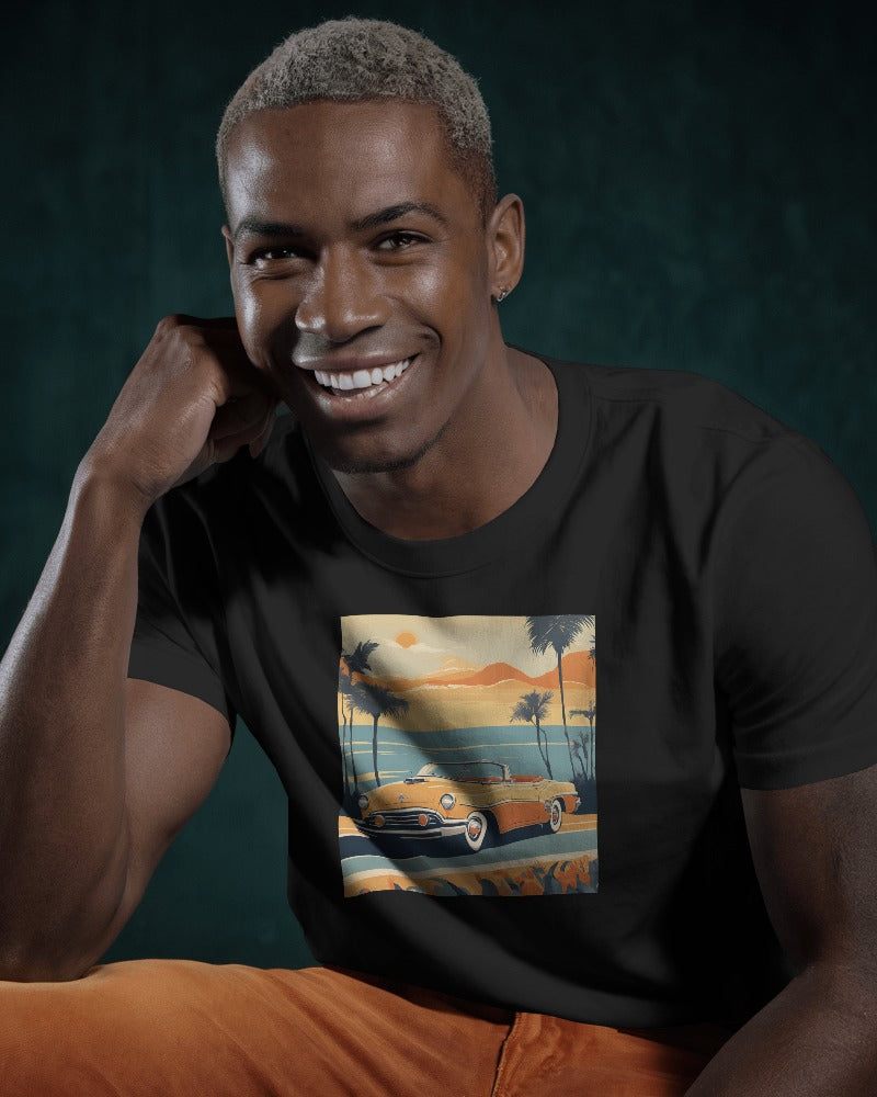 Vintage Vibes Tee Men Heavy Cotton T-Shirt- RaymaxUS Exclusives