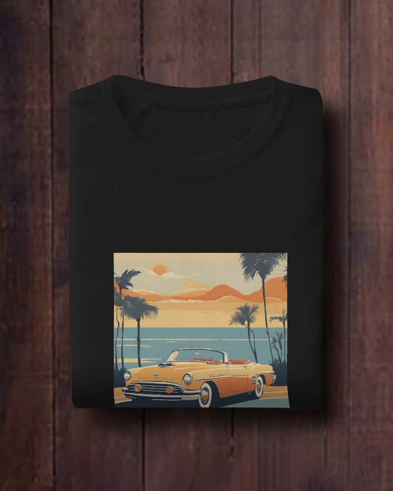 Vintage Vibes Tee Men Heavy Cotton T-Shirt- RaymaxUS Exclusives