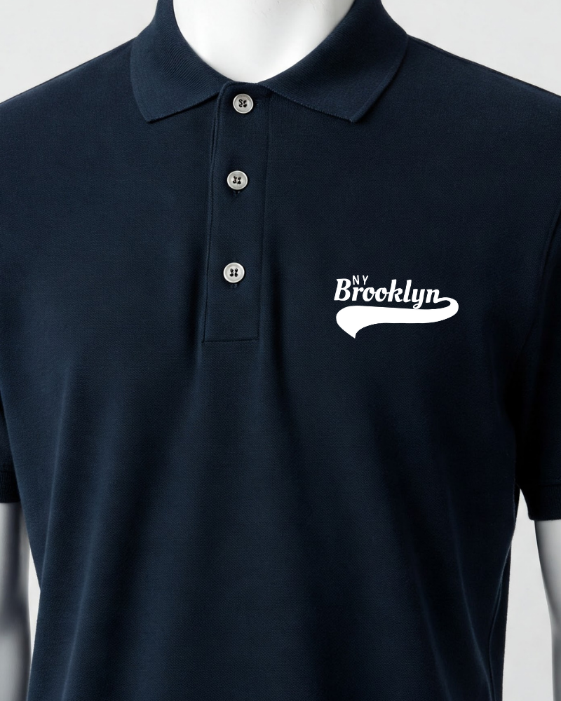 Stylish Brooklyn NY Men's Piqué Polo T-Shirt- Casual Comfort for Every Occasion