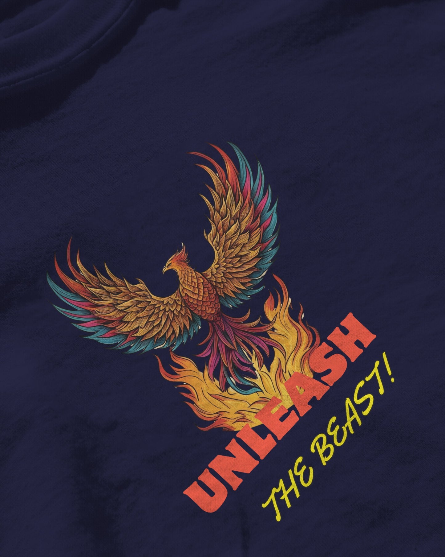 Men Heavy Cotton Tee - Unleash the Beast Vintage Graphic Tee Exclusive Edition