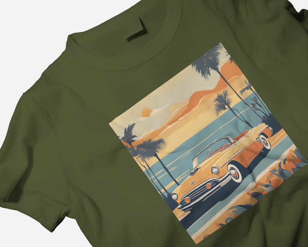 Vintage Vibes Tee Men Heavy Cotton T-Shirt- RaymaxUS Exclusives