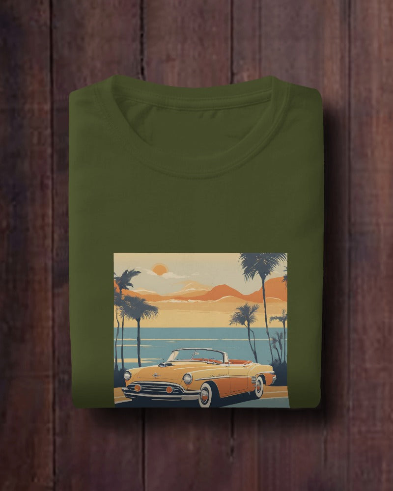 Vintage Vibes Tee Men Heavy Cotton T-Shirt- RaymaxUS Exclusives