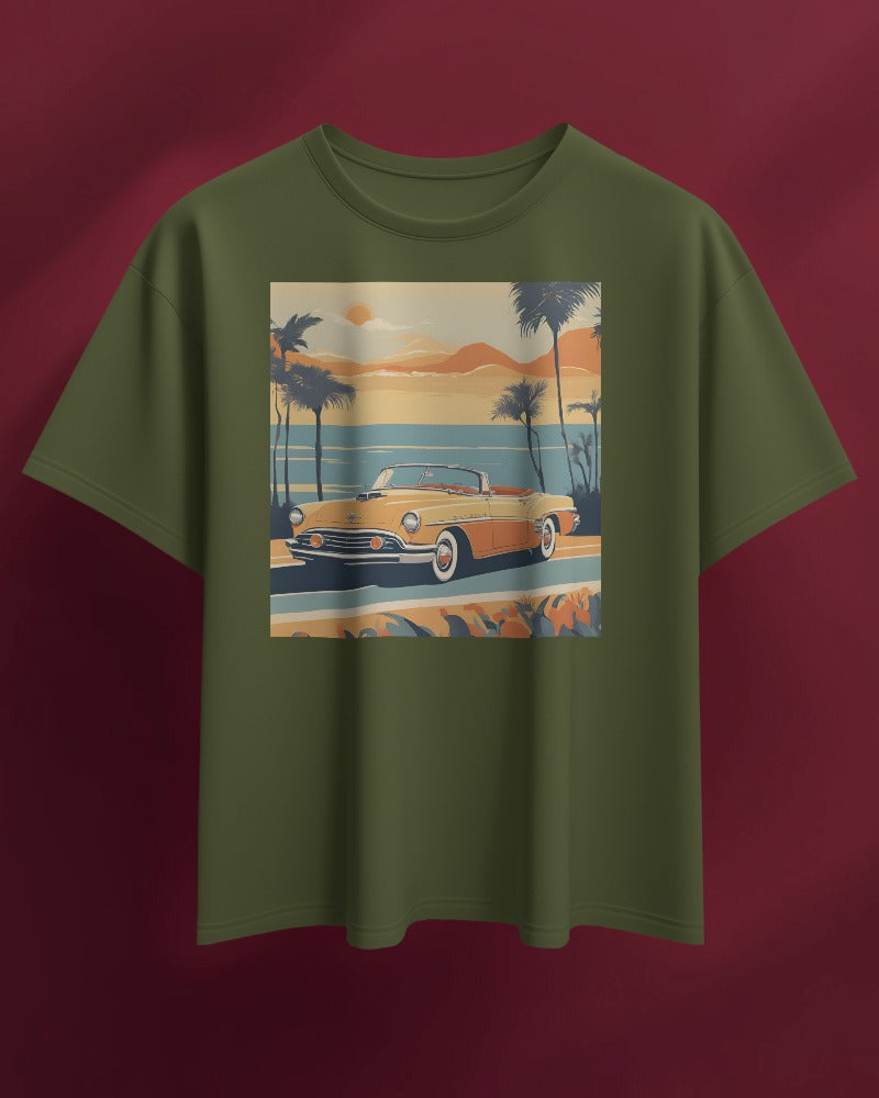 Vintage Vibes Tee Men Heavy Cotton T-Shirt- RaymaxUS Exclusives