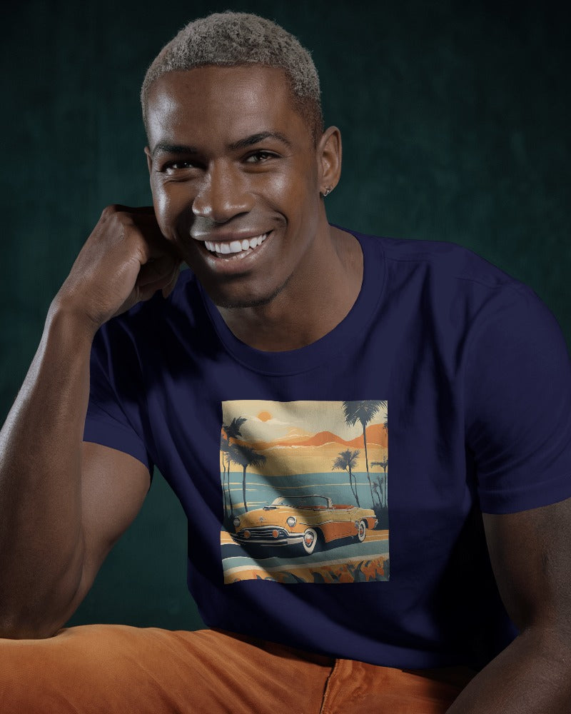 Vintage Vibes Tee Men Heavy Cotton T-Shirt- RaymaxUS Exclusives