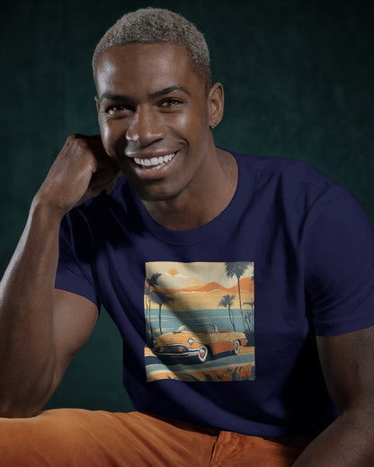 Vintage Vibes Tee Men Heavy Cotton T-Shirt- RaymaxUS Exclusives