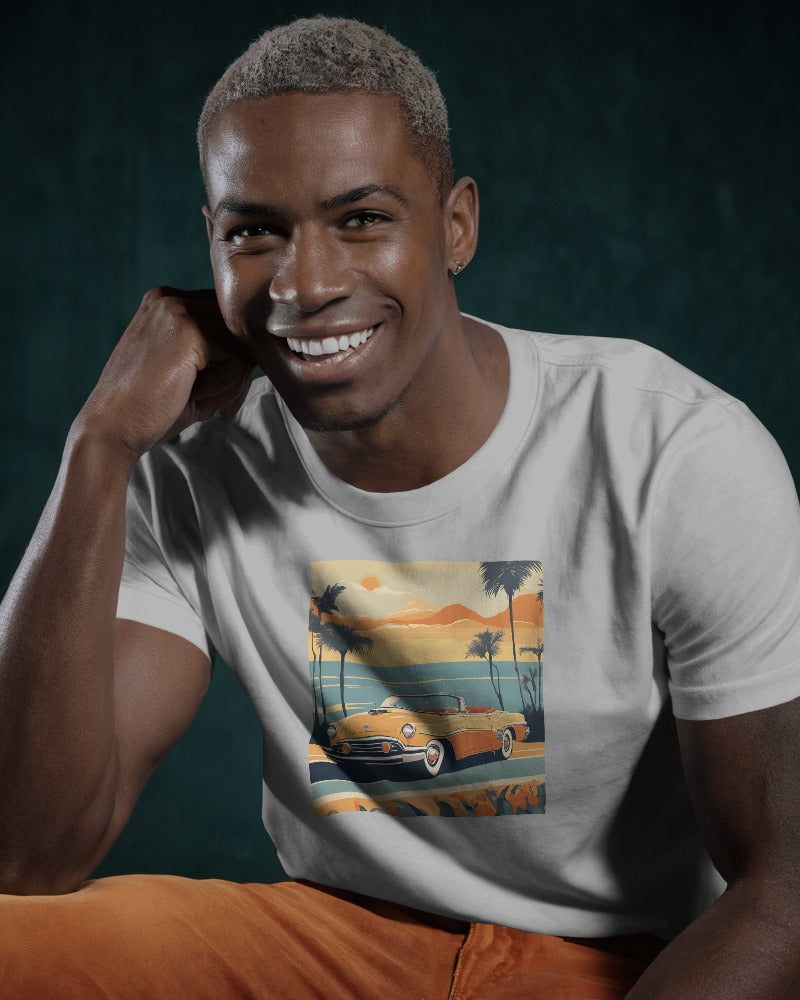 Vintage Vibes Tee Men Heavy Cotton T-Shirt- RaymaxUS Exclusives