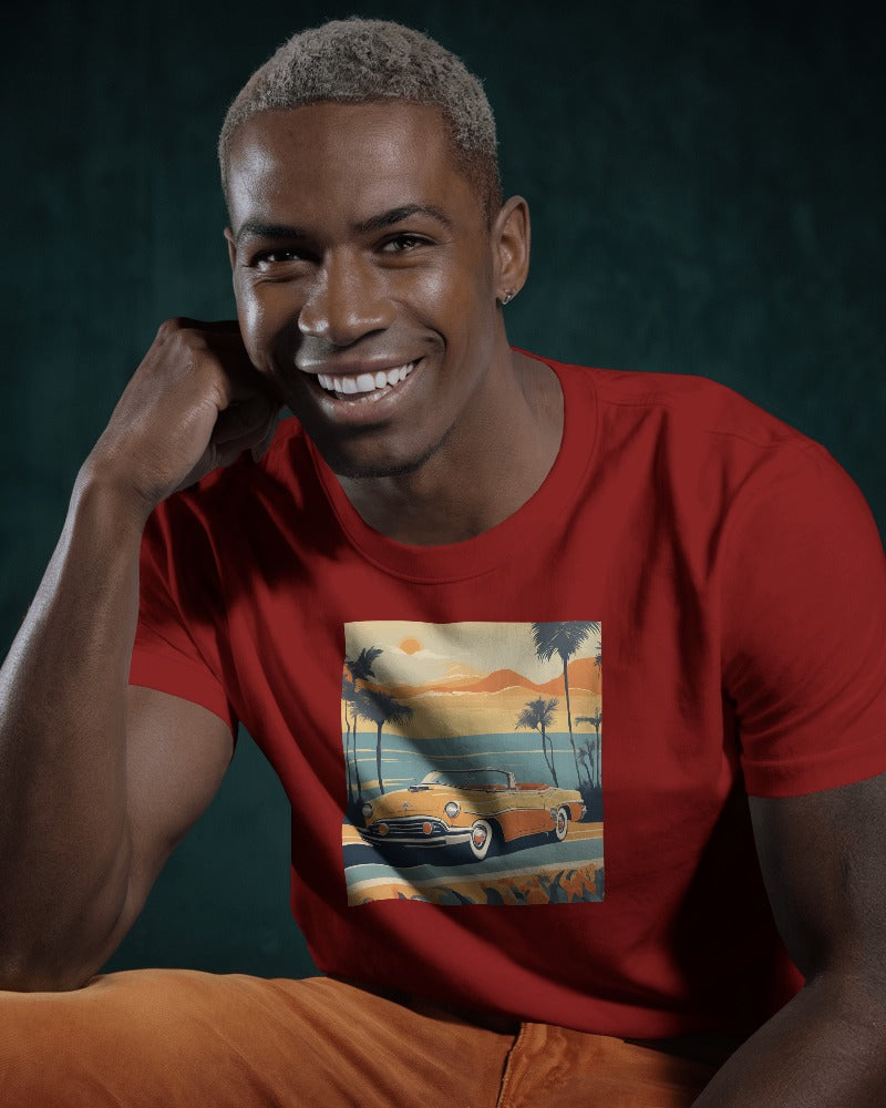 Vintage Vibes Tee Men Heavy Cotton T-Shirt- RaymaxUS Exclusives