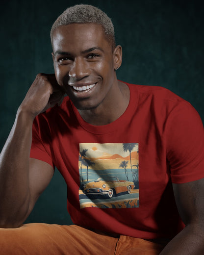 Vintage Vibes Tee Men Heavy Cotton T-Shirt- RaymaxUS Exclusives